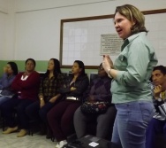 NA TRILHA DOS VALORES - SEGURANÇA FERROVIÁRIA E CIDADANIA - CARIACICA - SENSIBILIZAÇÃO DE PROF