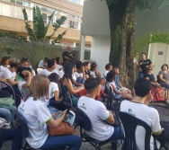 DIA INTERNACIONAL DO CONTADOR DE HISTÓRIA - COMEMORAMOS JUNTO COM O GRUPO CHÃO DE LETRAS