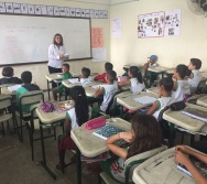 Sensibilização de Alunos e Capri de Professores da Escola Arthur Costa e Silva - Aparecida/NTV