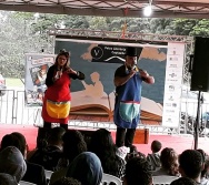 PARTICIPAÇÃO DO COLORIR NA FEIRA LITERÁRIA DO ES - PARE OLHE E ESCUTE!