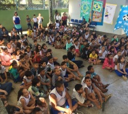 DIA NTV - ESCOLA GENERAL TIBÚRCIO - PORTO DE SANTANA - LANÇAMENTO DO LIVRO NTV