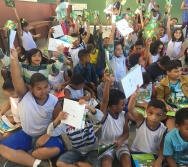 DIA NTV - ESCOLA GENERAL TIBÚRCIO - PORTO DE SANTANA - LANÇAMENTO DO LIVRO NTV