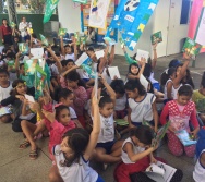 DIA NTV - ESCOLA GENERAL TIBÚRCIO - PORTO DE SANTANA - LANÇAMENTO DO LIVRO NTV