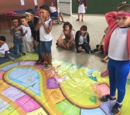 AULA DE SEGURANÇA FERROVIÁRIA - ESCOLA GENERAL TIBÚRCIO - BAIRRO PORTO DE SANTANA/CARIACICA
