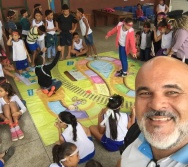 AULA DE SEGURANÇA FERROVIÁRIA - ESCOLA GENERAL TIBÚRCIO - BAIRRO PORTO DE SANTANA/CARIACICA