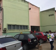 AULA DE SEGURANÇA FERROVIÁRIA - ESCOLA ANTÔNIO COUTINHO - BAIRRO RETIRO SAUDOSO/CARIACICA