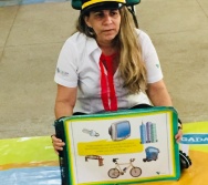 AULA DE SEGURANÇA FERROVIÁRIA - ESCOLA ANTÔNIO COUTINHO - BAIRRO RETIRO SAUDOSO/CARIACICA