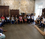 Oficina a magia do era uma vez - biblioteca Adelpho Monjardim