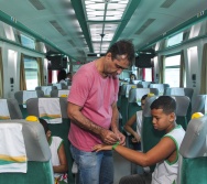 NA TRILHA DOS VALORES - AULA DE CAMPO - TREM