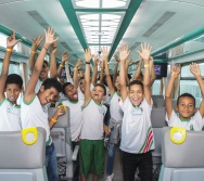 NA TRILHA DOS VALORES - AULA DE CAMPO - TREM