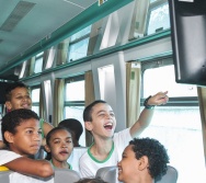 NA TRILHA DOS VALORES - AULA DE CAMPO - TREM