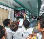 NA TRILHA DOS VALORES - AULA DE CAMPO - TREM