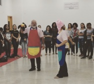 Oficina O contador de histórias que habita o educador. Multivix Serra.