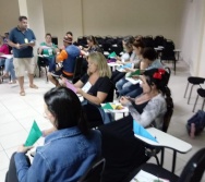 PARTICIPAÇÃO NO PROJETO CONTANDO HISTÓRIAS - OFICINAS (BALNEÁRIO DE CAMBORIU)