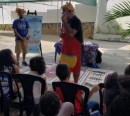 DIA INTERNACIONAL DO CONTADOR DE HISTÓRIA - COMEMORAMOS NA BIBLIOTECA ADELPHO MONJARDIM