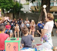 DIA INTERNACIONAL DO CONTADOR DE HISTÓRIA - COMEMORAMOS NA BIBLIOTECA ADELPHO MONJARDIM