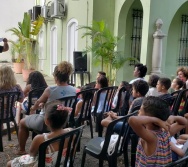 DIA INTERNACIONAL DO CONTADOR DE HISTÓRIA - COMEMORAMOS NA BIBLIOTECA ADELPHO MONJARDIM