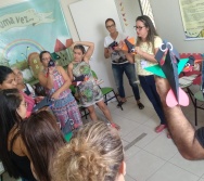 SEGUNDA AULA DO CURSO CONTANDO HISTÓRIAS COLORINDO VIDAS - TURMA 5/2019.