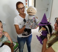 SEGUNDA AULA DO CURSO CONTANDO HISTÓRIAS COLORINDO VIDAS - TURMA 5/2019.