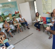 SEGUNDA AULA DO CURSO CONTANDO HISTÓRIAS COLORINDO VIDAS - TURMA 5/2019.