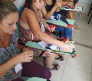 SEGUNDA AULA DO CURSO CONTANDO HISTÓRIAS COLORINDO VIDAS - TURMA 5/2019.
