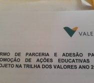 ASSINATURA DE CONVÊNIO DAS ESCOLAS INTEGRADAS AO PROJETO NTV - VALE