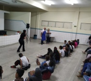 CONTAÇÃO DE HISTÓRIA NA EMEF JORGE AMADO - ESCOLA PARCERIA - ABERTURA DO PROJETO DE LITERATURA