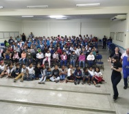 CONTAÇÃO DE HISTÓRIA NA EMEF JORGE AMADO - ESCOLA PARCERIA - ABERTURA DO PROJETO DE LITERATURA