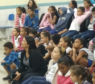 CONTAÇÃO DE HISTÓRIA NA EMEF JORGE AMADO - ESCOLA PARCERIA - ABERTURA DO PROJETO DE LITERATURA