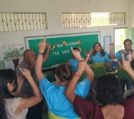NTV - ATIVIDADE PONTUAL - ESCOLA ENÉAS FERREIRA - TIMBUÍ - ENCONTRO PEDAGÓGICO COM PROFESSORES