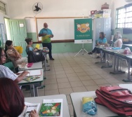 NTV - ATIVIDADE PONTUAL - ESCOLA ENÉAS FERREIRA - TIMBUÍ - ENCONTRO PEDAGÓGICO COM PROFESSORES