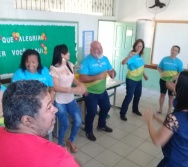NTV - ATIVIDADE PONTUAL - ESCOLA ENÉAS FERREIRA - TIMBUÍ - ENCONTRO PEDAGÓGICO COM PROFESSORES