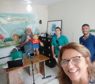 Entrevista e Gravação da TV TRIBUNA hj 31/03 do Projeto Eu conto daqui...Você conta daí...