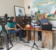 Entrevista e Gravação da TV TRIBUNA hj 31/03 do Projeto Eu conto daqui...Você conta daí...