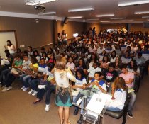 PARTICIPAÇÃO DO COLORIR NA SEMANA DE CIDADANIA E ÉTICA DO SENAI - CIVIT I - ADOLESCENTES APRENDIZ