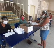 ENTREGA DOS KIT NTV - ESCOLA ANTÔNIO VIEIRA DE REZENDE - CENTRAL CARAPINA - SERRA/ES.