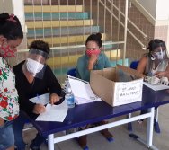 ENTREGA DOS KIT NTV - ESCOLA ANTÔNIO VIEIRA DE REZENDE - CENTRAL CARAPINA - SERRA/ES.