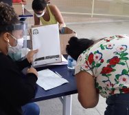 ENTREGA DOS KIT NTV - ESCOLA ANTÔNIO VIEIRA DE REZENDE - CENTRAL CARAPINA - SERRA/ES.