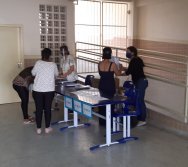 ENTREGA DOS KITS NTV NA ESCOLA  ANTÔNIO VIEIRA DE REZENDE - CENTRAL CARAPINA/SERRA