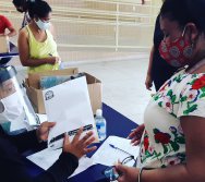 ENTREGA DOS KITS NTV NA ESCOLA  ANTÔNIO VIEIRA DE REZENDE - CENTRAL CARAPINA/SERRA