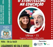 FORMAÇÃO DE EDUCADORES - STORYTELLYNG NA EDUCAÇÃO - PROJETO NA TRILHA DOS VALORES