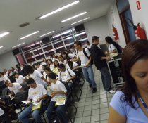 PALESTRA INTERATIVA NO SENAC - VILA VELHA COM ADOLESCENTES APRENDIZES - VESPERTINO