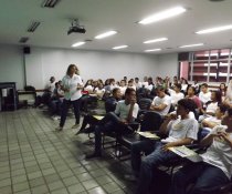 PALESTRA INTERATIVA NO SENAC - VILA VELHA COM ADOLESCENTES APRENDIZES - VESPERTINO