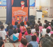 PROJETO COLORIR SUSTENTÁVEL - SHOW COM TURMA DO FREDERICO - ETAPA PEQUENOS COLETORES