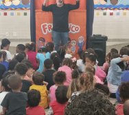 PROJETO COLORIR SUSTENTÁVEL - SHOW COM TURMA DO FREDERICO - ETAPA PEQUENOS COLETORES