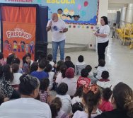 PROJETO COLORIR SUSTENTÁVEL - SHOW COM TURMA DO FREDERICO - ETAPA PEQUENOS COLETORES