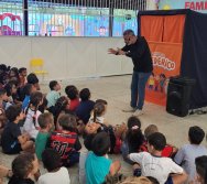 PROJETO COLORIR SUSTENTÁVEL - SHOW COM TURMA DO FREDERICO - ETAPA PEQUENOS COLETORES