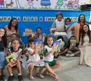 MAIS DE 400 CRIANÇAS FORAM CONTEMPLADAS COM LIVROS DOS CLÁSSICOS DA LITERATURA