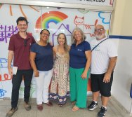 PROJETO COLORIR SUSTENTÁVEL EM AÇÃO NO CMEI SILVESTRE - VISITA TÉCNICA