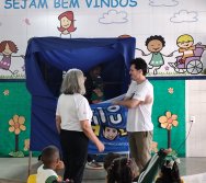 PROJETO COLORIR SUSTENTÁVEL - START COM SHOW DE BONECOS - ETAPA COMPOSTEIRA - PRESENÇA VIP DO  TIO DIU - CMEI SILVESTRE